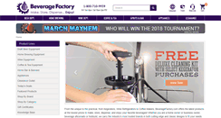 Desktop Screenshot of beveragefactory.com